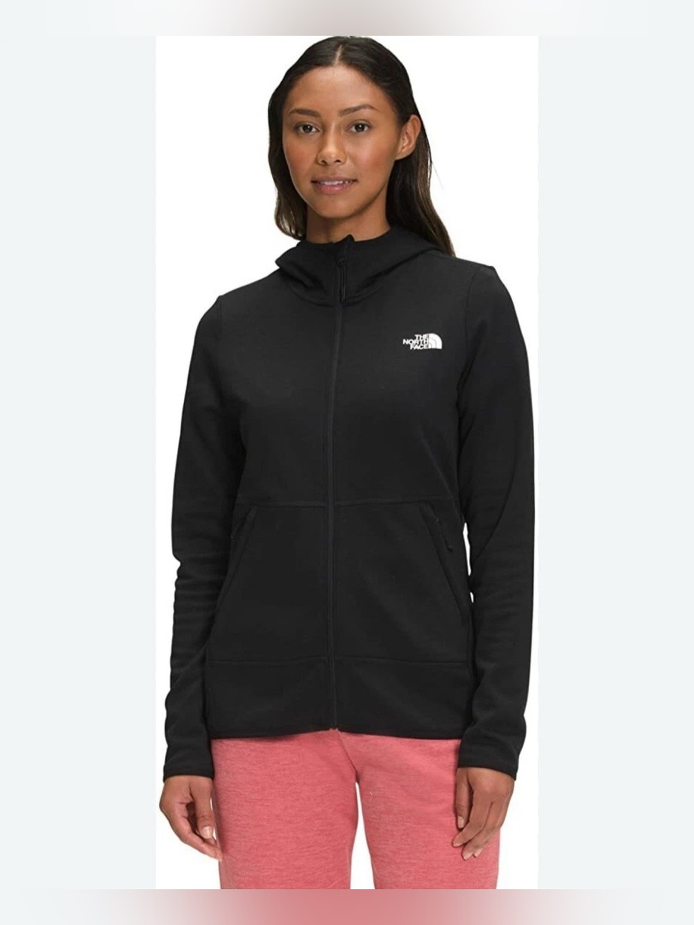 The North Face Ladies Canyonlands Hoodie Women’s Full Zip Jacket Coat Black XL